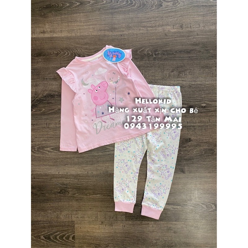 bộ thun cotton heo peppa