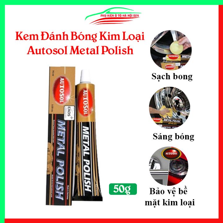 Kem đánh bóng kim loại AUTOSOL METAL POLISH cao cấp cho đồng nhôm inox