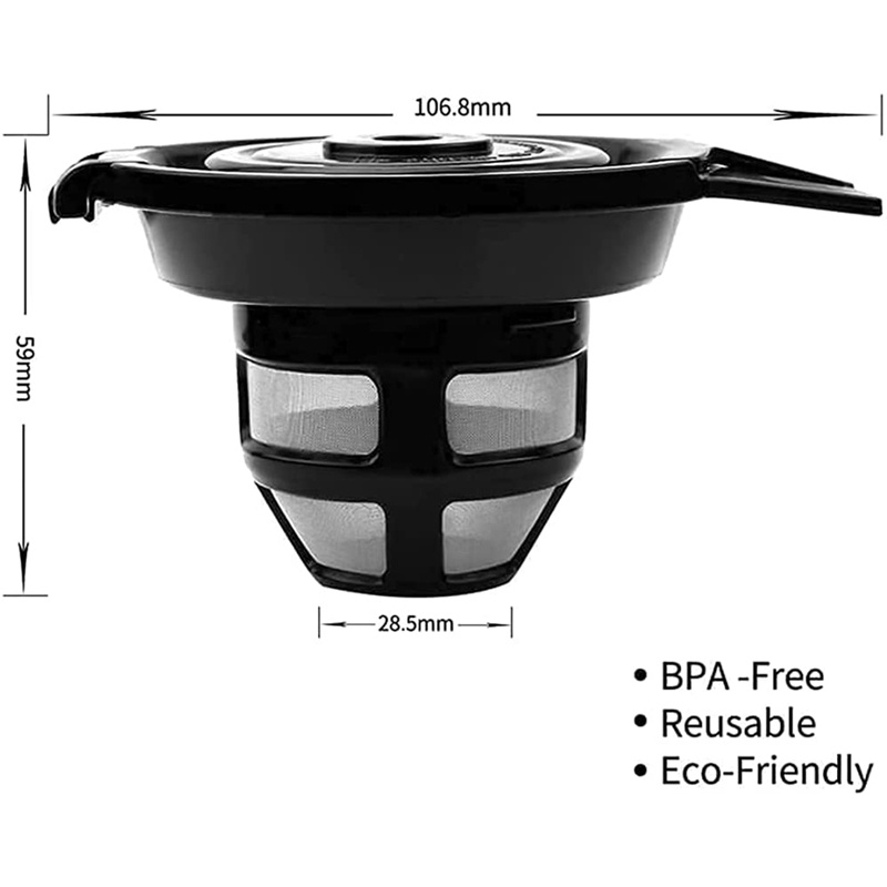 Cốc Lọc Cà Phê Có Thể Tái Sử Dụng Cho Hamilton Beach FlexBrew 49979 / 49976 / 49966 / 49957 / 49954 / 49950 / 49947