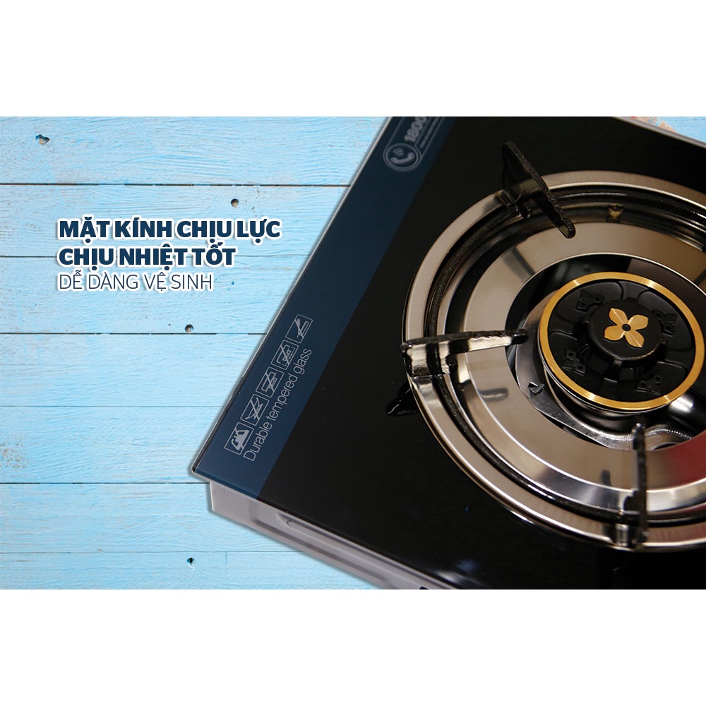 Bếp gas dương đơn kính họng thường Sunhouse SHB212KT