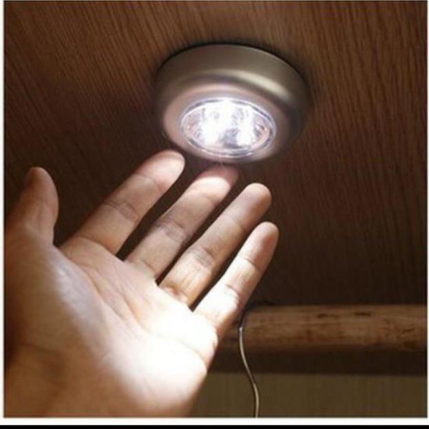 Đèn LED 3 bóng chiếu sáng ban đêm thiết kế dán tường đa năng tiện dụng