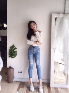Quần Baggy JEANS co giãn