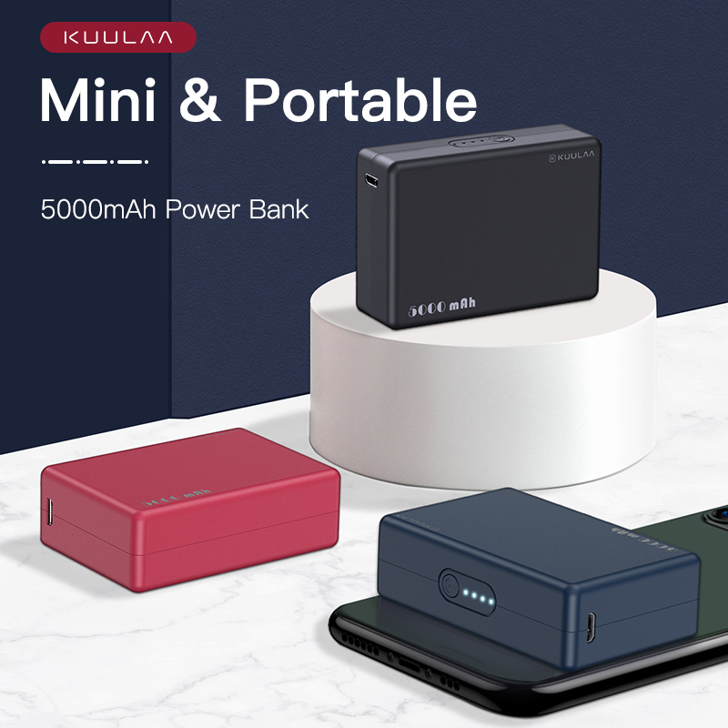 KUULAA 5000mAh Power Bank KL-YD21 Mahjong Spare Charger