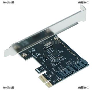 ★PHỤ KIỆN ĐIỆN TỬ★PCI express to SATA 3.0 2 port expansion card PCI-e SATA 3 III SATA 3.0 adapter