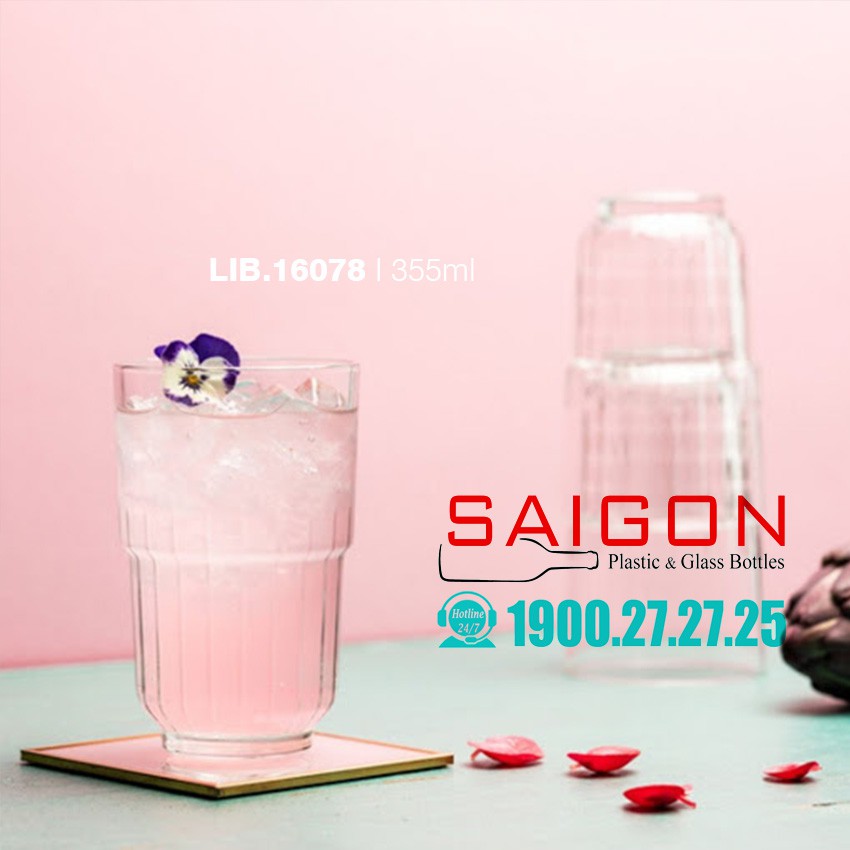 Ly Thủy Tinh Libbey LINQ White Rock 266ml | Beverage 355ml , Thủy tinh Cao Cấp | BigBuy360 - bigbuy360.vn