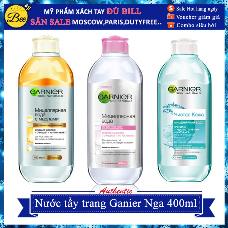 Nước tẩy trang Ganier Nga | BigBuy360 - bigbuy360.vn