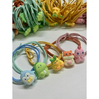 Cột tóc, đồ buộc tóc thun gắn charm dễ thương, cute