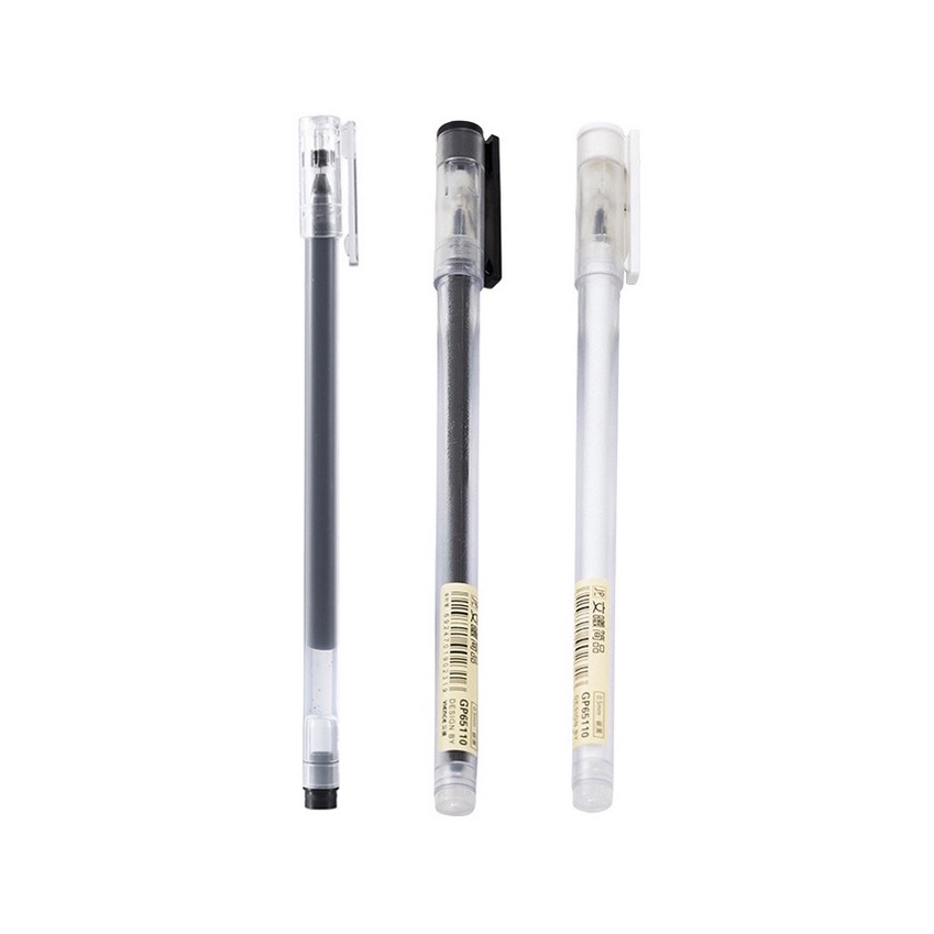 Winzige Bút Bi Nước đen Bút Gel Bấm 0.5 mm Văn Phòng Phẩm
