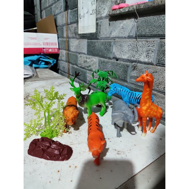Đồ chơi mô phỏng các con vật con thú bằng nhựa cao cấp cho bé tìm hiểu thế giới xung quanh động vật rừng vật nuôi