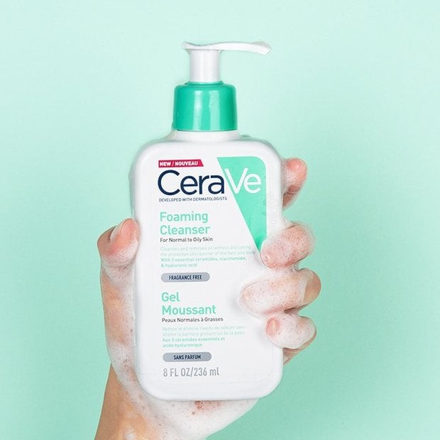 CeraVe Foaming Cleanser - Sữa Rửa Mặt Cho Da Hỗn Hợp 236ml | BigBuy360 - bigbuy360.vn
