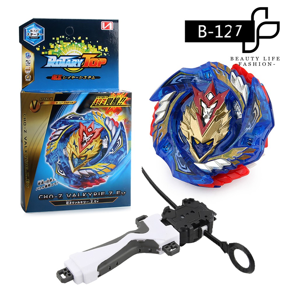 【NEW】Metal Beyblade Burst B-127 Starter Super Z Valkyrie with Launcher Kids Toy Gift