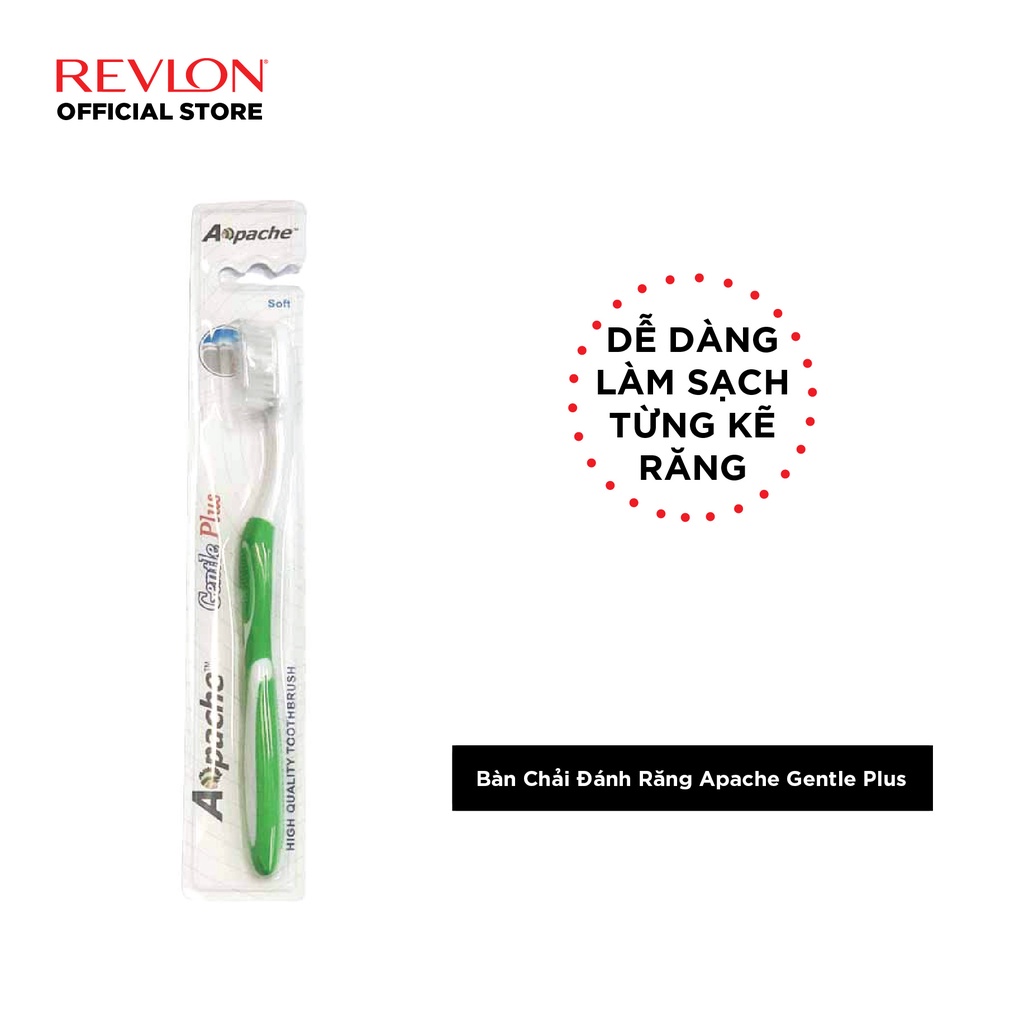 Bàn chải đánh răng Revlon - Apache Gentle Plus