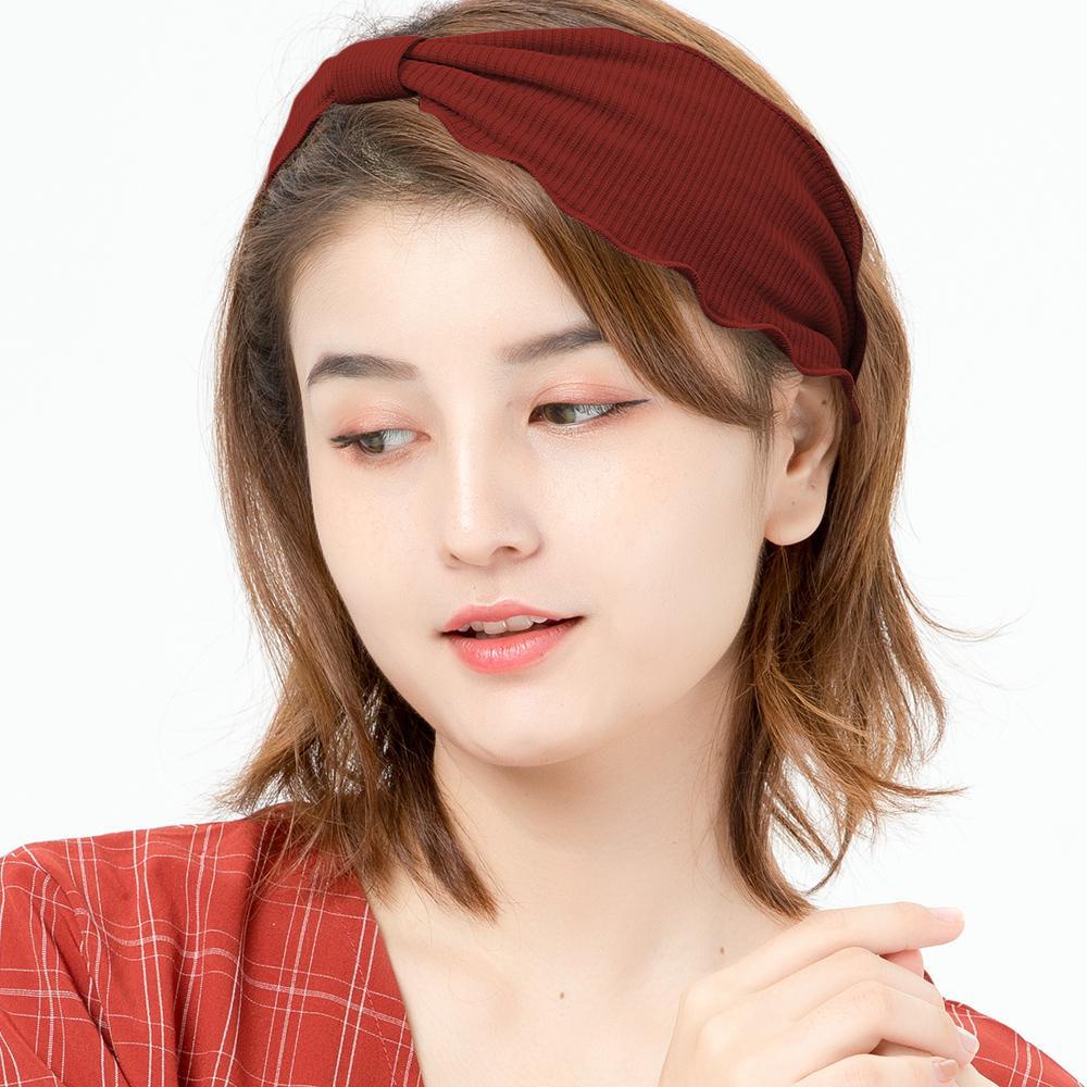 Khăn Turban Thắt Nút Chống Trượt Phong Cách Boho Cổ Điển
