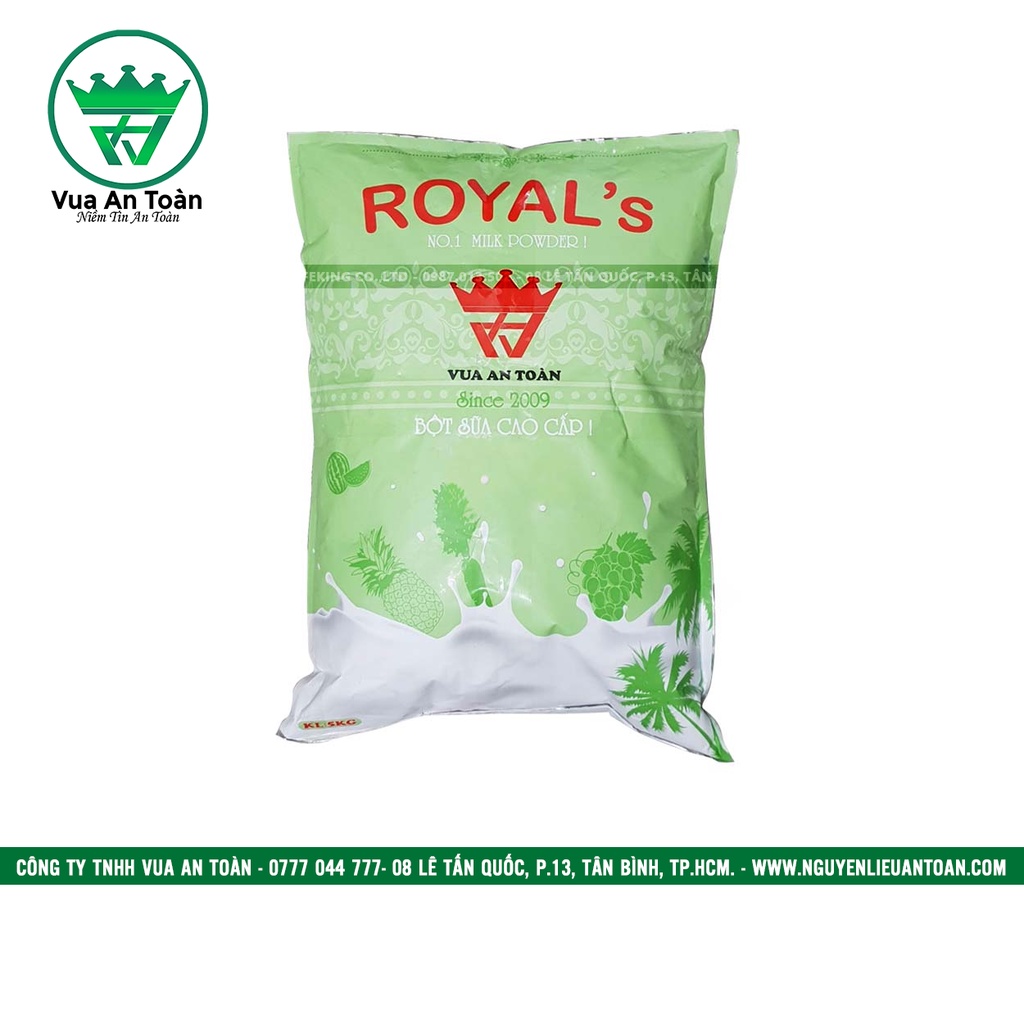 Bột sữa Royal'S 5kg (VUAANTOAN) - Nguyên Liệu Pha Chế - Kho Pha Chế Đà Nẵng