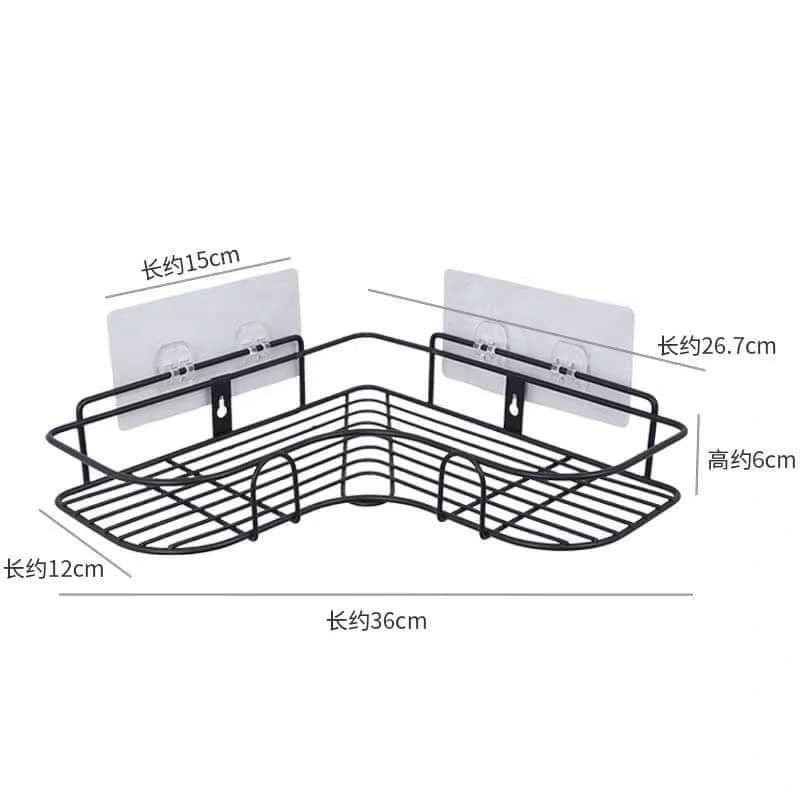 Kệ góc nhà tắm, kệ góc nhà tắm không cần khoan, kệ góc dán tường, kệ góc phòng tắm, kệ góc nhà vệ sinh