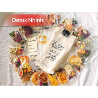 TRÀ DETOX KOREA  BÌNH 1000ML (ẢNH THẬT)- cam kết đổi trả nếu hàng không ngon