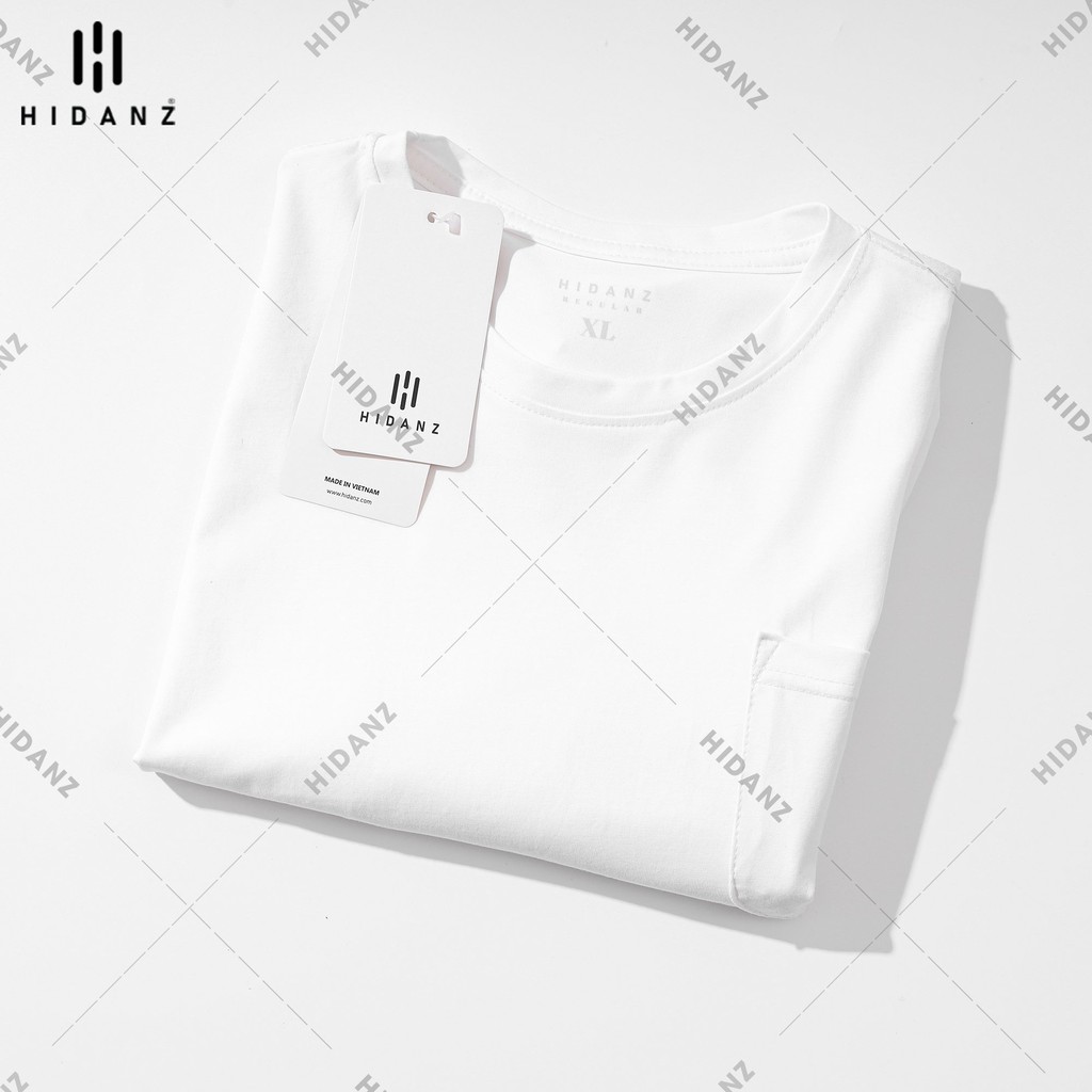 Áo thun trơn nam có túi basic tee HIDANZ chất vải 100% Cotton sang trọng - thoáng mát - co giãn - không xù - TCT01 | BigBuy360 - bigbuy360.vn