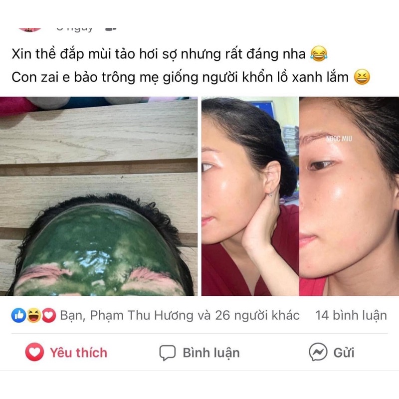 Mặt nạ tảo xoắn Volayon 500gr - 4 màu Spinnem - Hyalote - Stoquiren - Lateenix