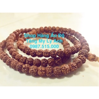 Chuỗi 108 hạt Kim Cang Ấn Độ 6mm (tặng hộp gấm)