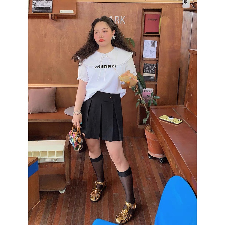 Chân váy Bigsize phồng li (60-90Kg) MS160