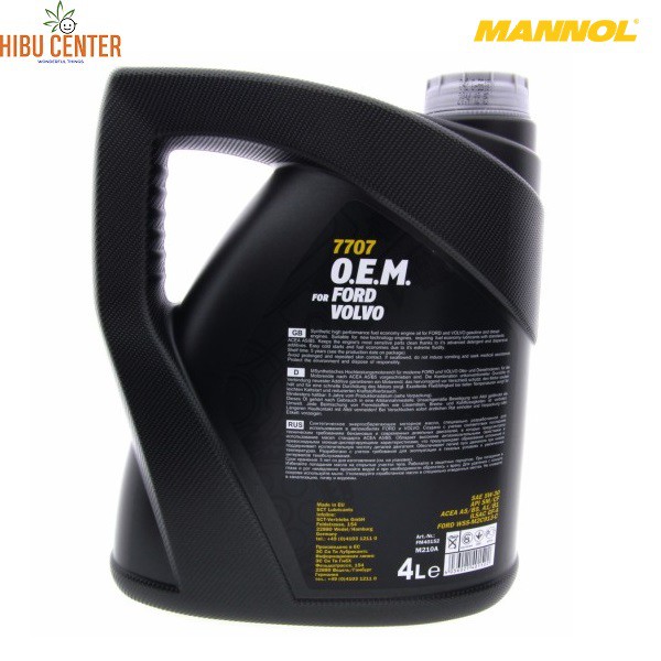 Nhớt MANNOL 5W-30 SN O.E.M Cho Xe Ford, Volvo 7707 – 4L Hàng Đức Cao Cấp Chính Hãng – HIBUCENTER