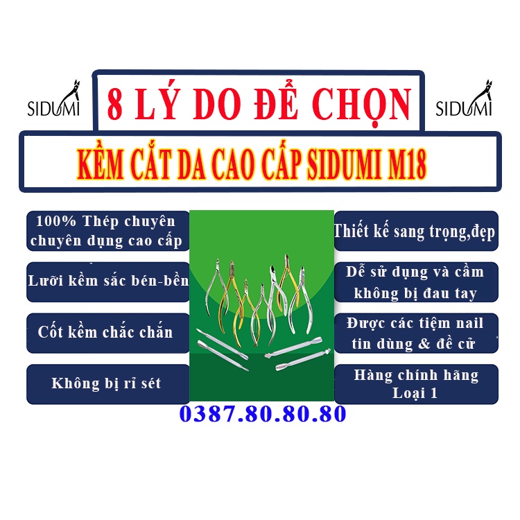 [ LOẠI 1 - KHÔNG HỎNG MÓNG ] Kềm cắt móng tay đa năng siêu sắc, siêu bén, không gỉ/ Kìm cắt móng chân M18 sidumi