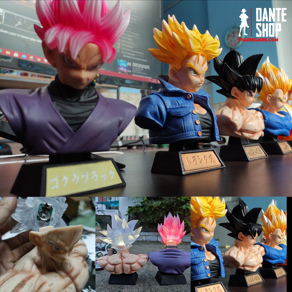 Mô hình Figure Dragon Ball GK Goku Vô Cực - Goku Rose Led FullBox