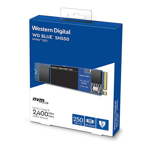 Ổ cứng SSD WD SN550 Blue 250GB M.2 2280 PCIe NVMe 3x4
