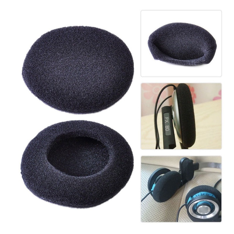 DARK*10Pcs 50mm Soft Sponge Headband Headphone Pad Cushion Headset Cover Replacement