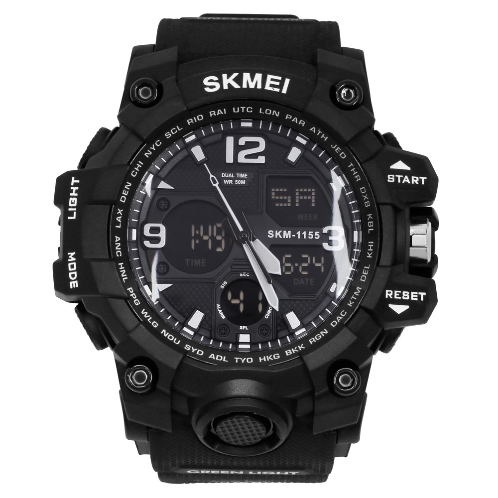Đồng hồ điện tử nam SKMEI 1155B thể thao chính hãng đa chức năng chống nước cực tốt chống va đập siêu bền SME25