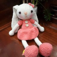 Thú len handmade - Thỏ Elizabeth