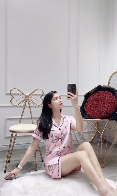 Đồ ngủ pijama lụa satin cao cấp | BigBuy360 - bigbuy360.vn