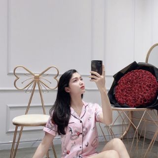 Đồ ngủ pijama lụa satin cao cấp