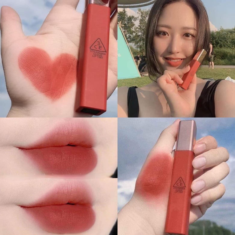 Son kem 3CE Cloud Lip Tint siêu hot - mịn lì matte nhưng không khô môi và lên màu cực đẹp | BigBuy360 - bigbuy360.vn