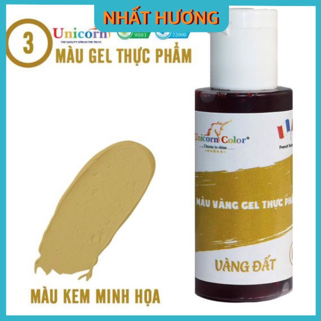 Màu Gel Vàng Đất Unicorn D03 28gr