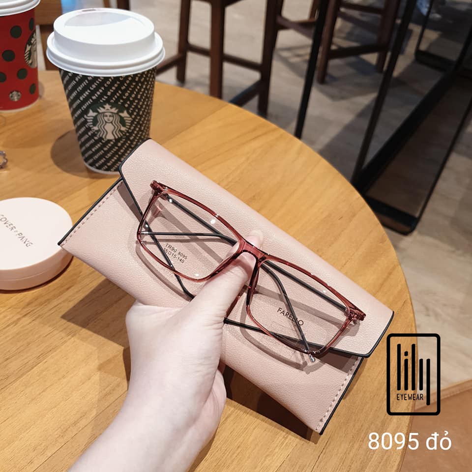 Gọng kính mảnh nam nữ Lilyeyewear nhựa dẻo, mắt vuông, nhiều màu - Y8095 | BigBuy360 - bigbuy360.vn