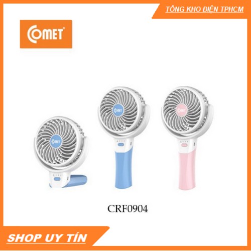 Quạt Sạc Cầm Tay Comet Crf0904 FREESHIP- Bảo Hành 12 Tháng