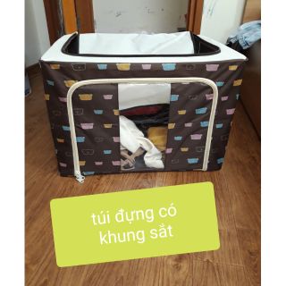 Túi đựng chăn có khung sắt