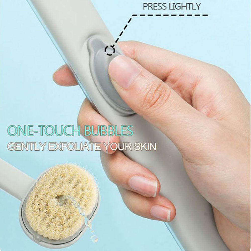 LANSEL Bàn Chải Nylon Tay Cầm Dài Chà Lưng Massage Cơ Thể