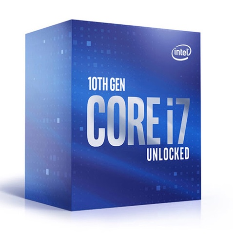 Bộ vi xử lý Intel Core i7 10700K (3.8GHz turbo up to 5.1GHz, 8 core 16 Threads , 16MB Cache) Box bảo