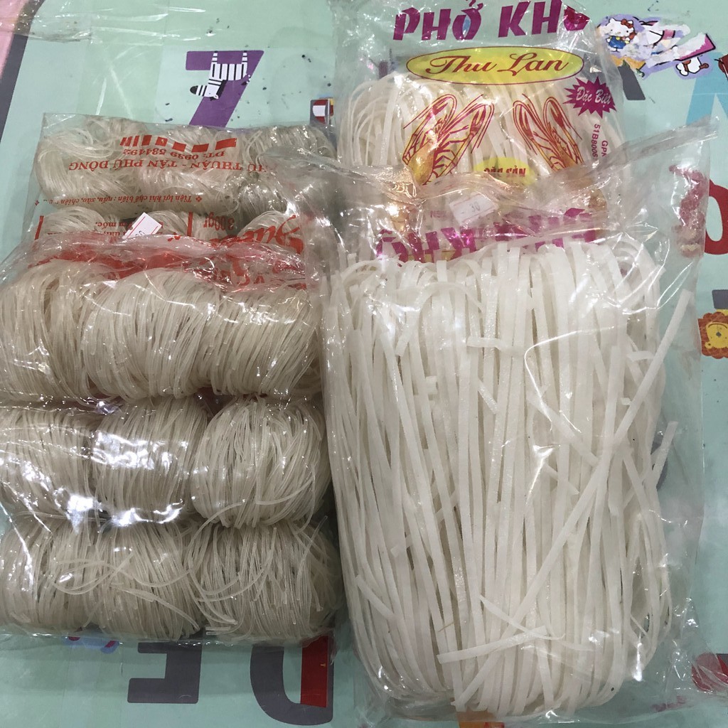 COMBO 1KG hủ tiếu khô+ phở khô sadec