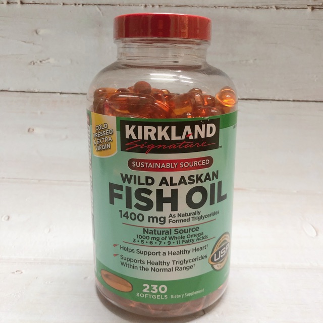 Dầu Cá Kirkland Wild Alaskan Fish Oil 1400mg