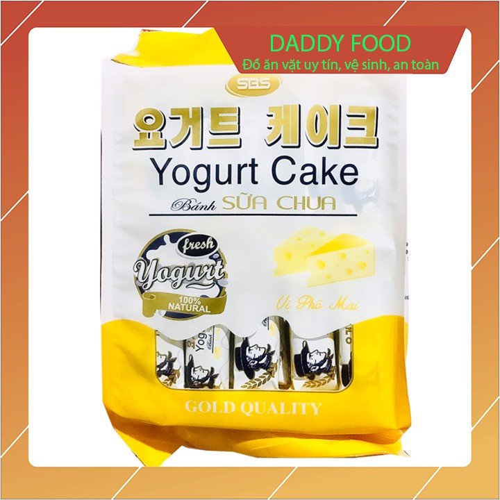 Combo 2 hộp bánh xốp sữa chua yogurt cake mix vị sữa chua và phô mai dùng làm bánh thờ tết cực đẹp