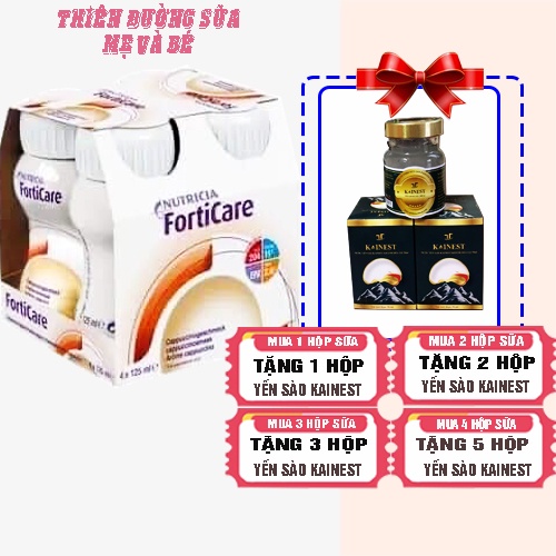 Sữa forticare 125ml lốc 4 chai cho bệnh nhân ung thư