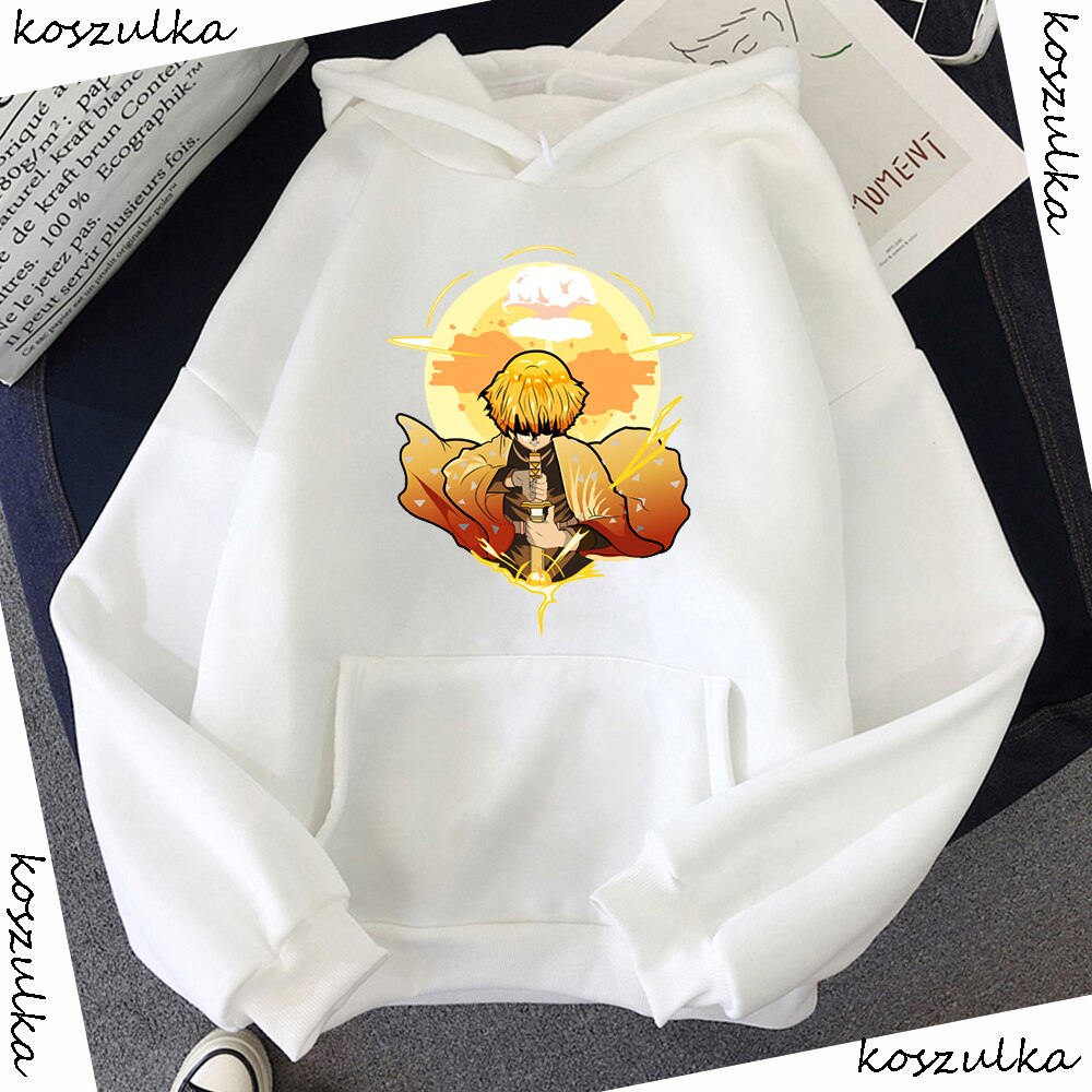 Áo Hoodie Họa Tiết Anime Demon Slayer Zenitsu Độc Đáo Thời Trang Mùa Đông Cho Nam | BigBuy360 - bigbuy360.vn