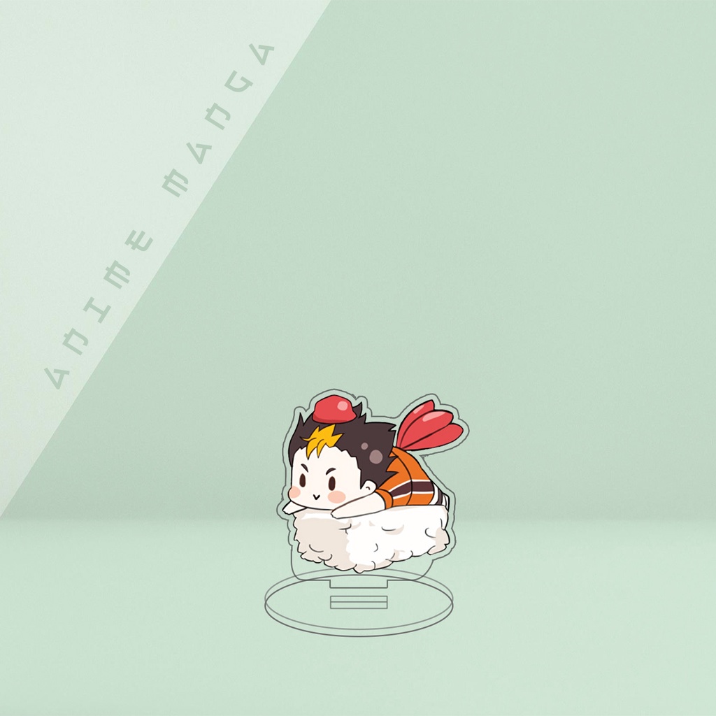 Mô Hình Nhân Vật Haikyuu Chibi Bộ Chất Liệu Acrylic decor góc học tập để bàn làm việc