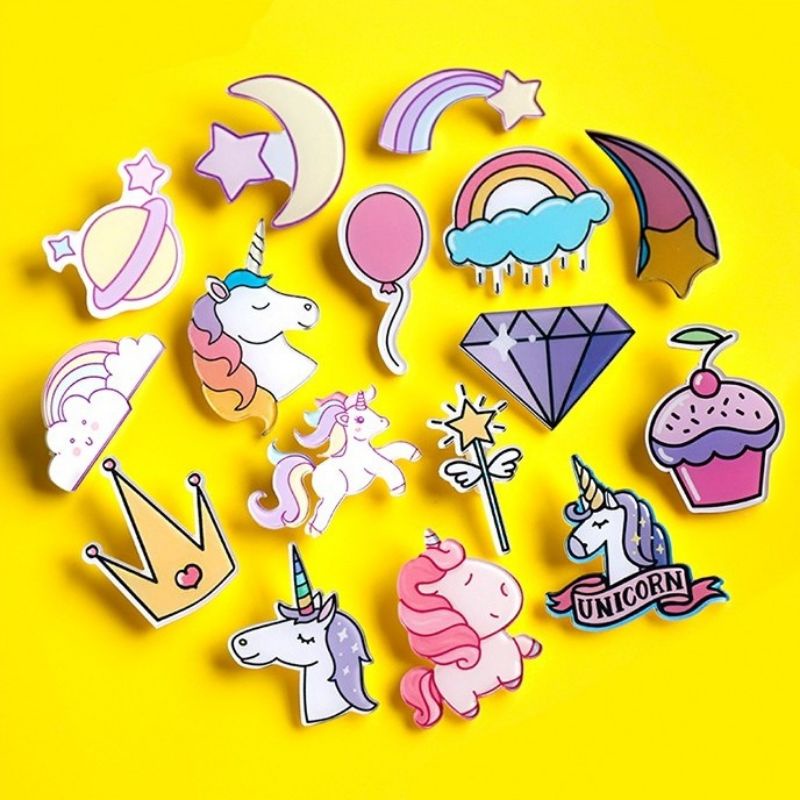 Huy hiệu mica cài cặp, áo, mũ
