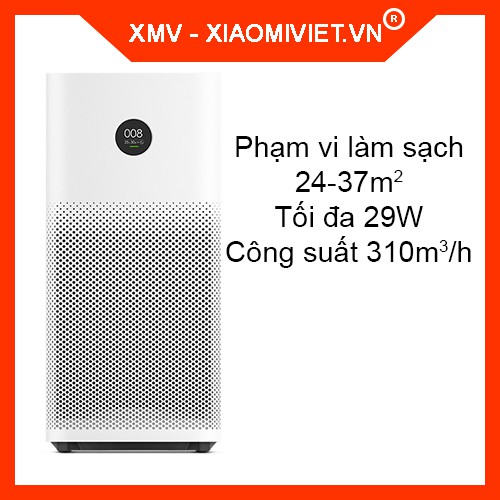 Máy lọc không khí Xiaomi Mi Air Purifier 2S - Lọc bụi mịn,lông động vật, lọc mùi - Hàng chính hãng