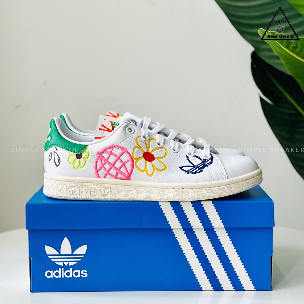 Giày Stan Smith Chính Hãng FREESHIPGiày Sneaker Thời Trang Adidas Stan Smith Lager Doodles [FX5653] - Simple Sneaker