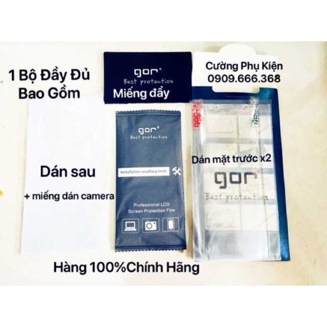 Miếng Dán Dẻo 3D cho SAMSUNG S9, S9 plus Bo Cong Viền, ĐỘ CỨNG 6H, chính hãng GOR